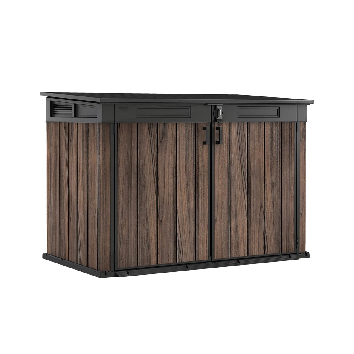 Keter Signature Horizontal Shed - 2020L Premium Outdoor Storage - Rosewood