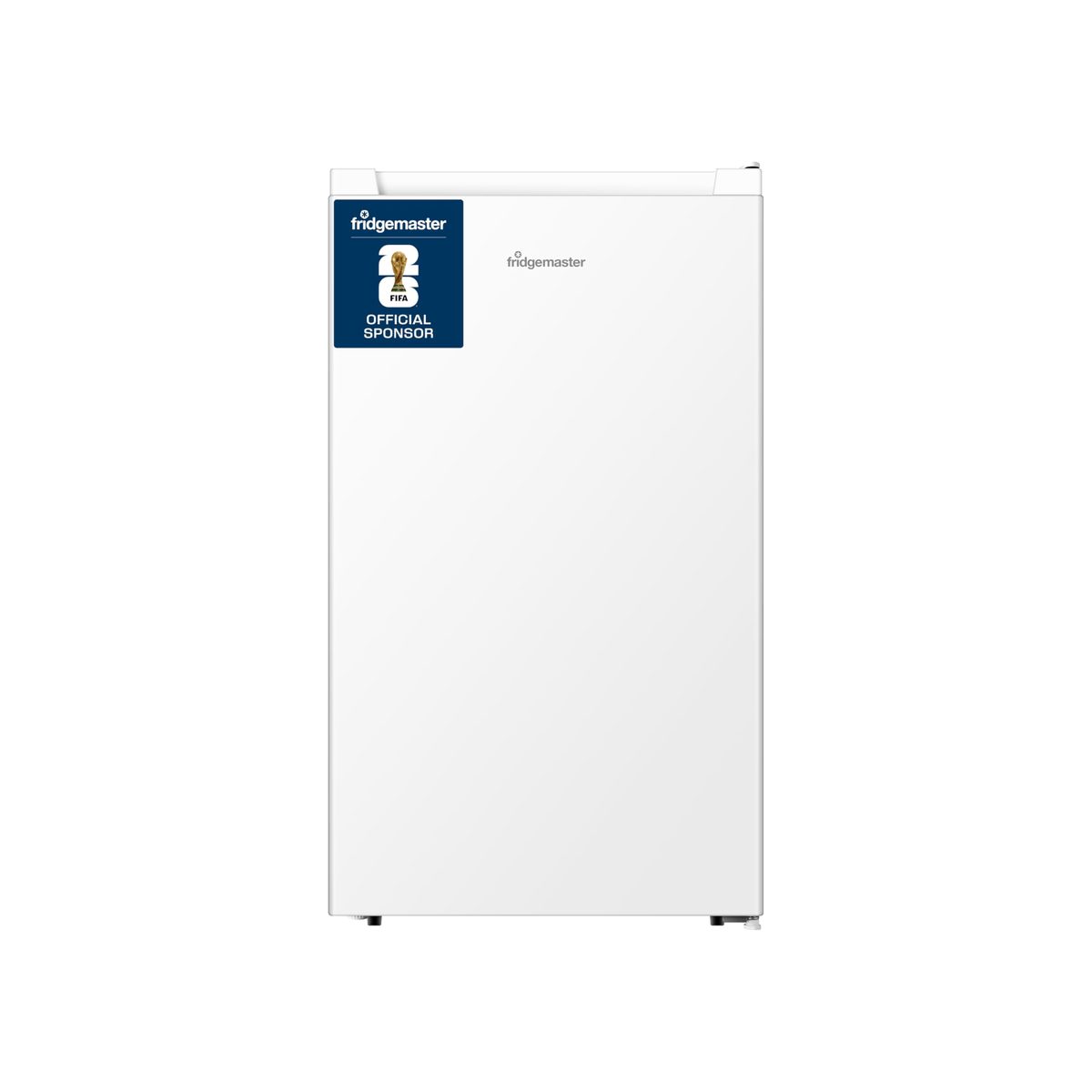 Fridgemaster MUR4894E 82L Under Counter Fridge with LED Lighting, Adjustable Temperature Control, Reversible Door and 3 star Ice Box, White, E rated          [Energy Class E]